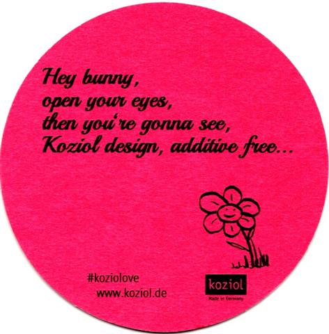 erbach erb-he koziol 1a (rund215-hey bunny-schwarzrot)